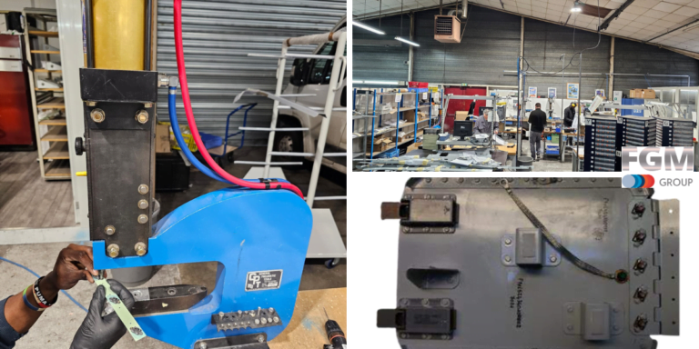 Assemblage aéronautique par sertissage dans l’atelier FGM Group