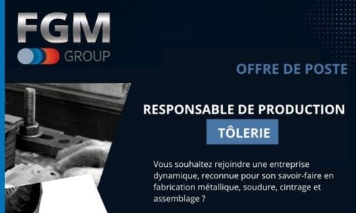 offre de poste responsable de production tolerie
